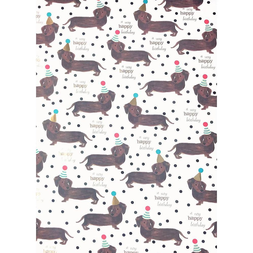 Alternative view of Birthday Dogs Flat Wrap