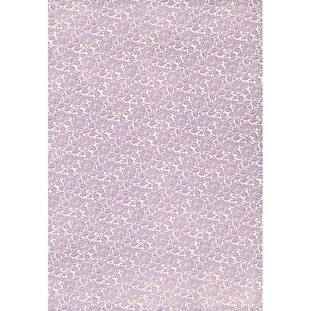 Alternative view of Debossed Purple Flower Fine Paper