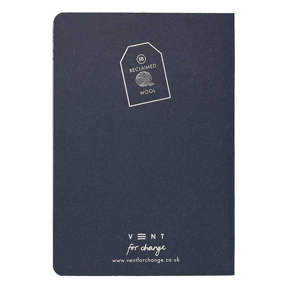 Reclaim Blue Wool Recycled Notebook - Image 6