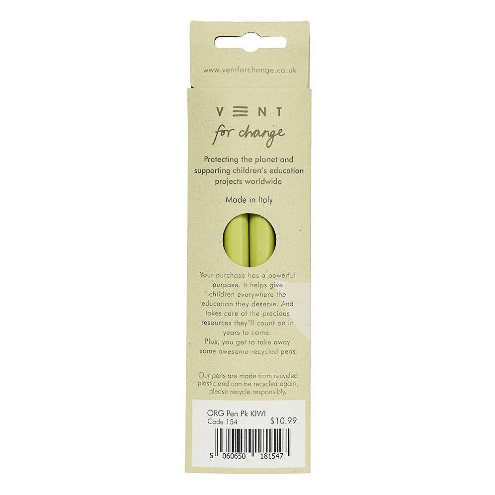Organics Kiwi Recycled Pens - Image 7