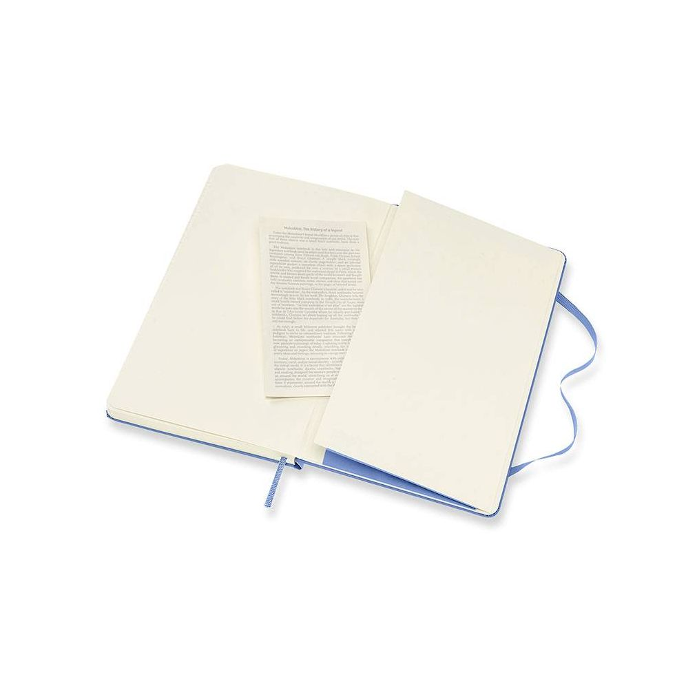 Alternative view of Moleskine Classic Notebook, Large, Ruled, Hydrangea Blue, Hard Cover (5 X 8.25)