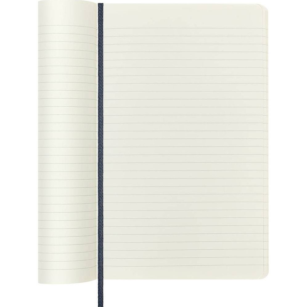 Moleskine Classic Notebook, Large, Ruled, Sapphire Blue, Soft Cover (5 x 8.25) - Image 7