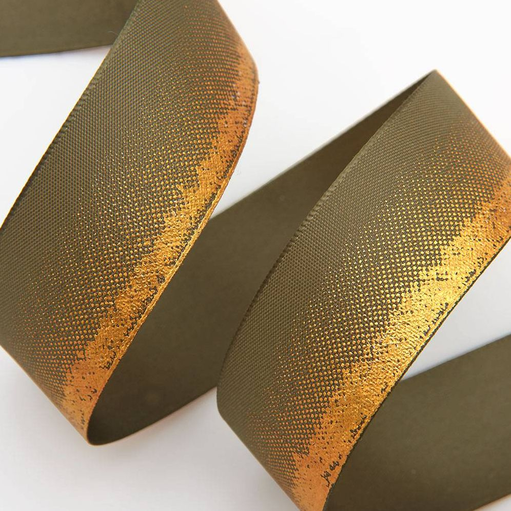 Alternative view of Fedin Gold Ombre Ribbon 1" 10 YD