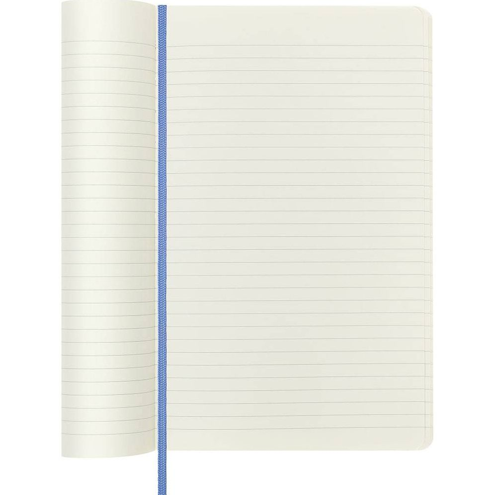 Moleskine Classic Notebook, Large, Ruled, Hydrangea Blue, Soft Cover (5 X 8.25) - Image 3