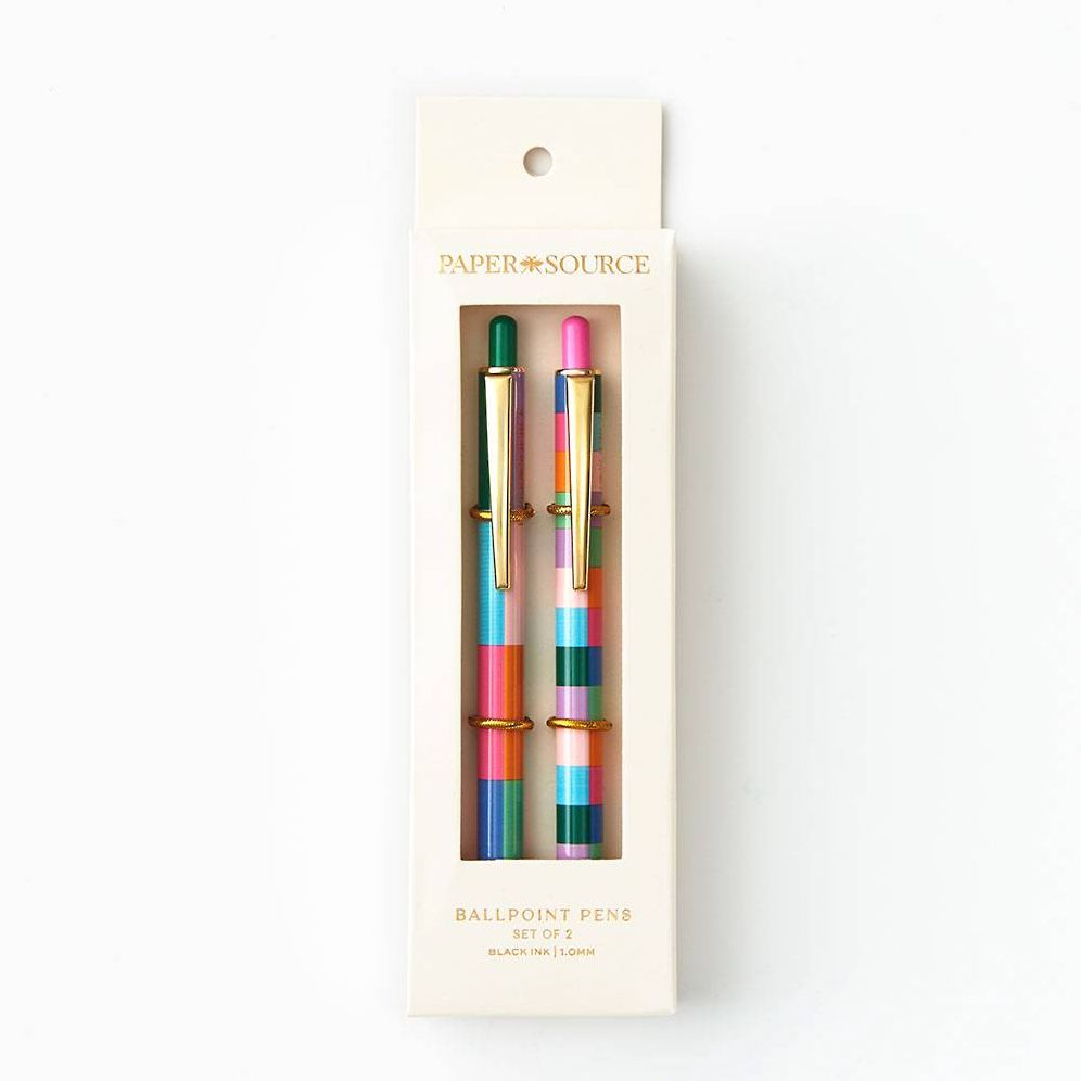 Alternative view of PS Collection Colorful Geometric Ballpoint Pen S/2