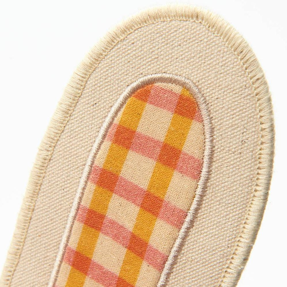 Alternative view of Gingham Canvas Bunny Easter Basket