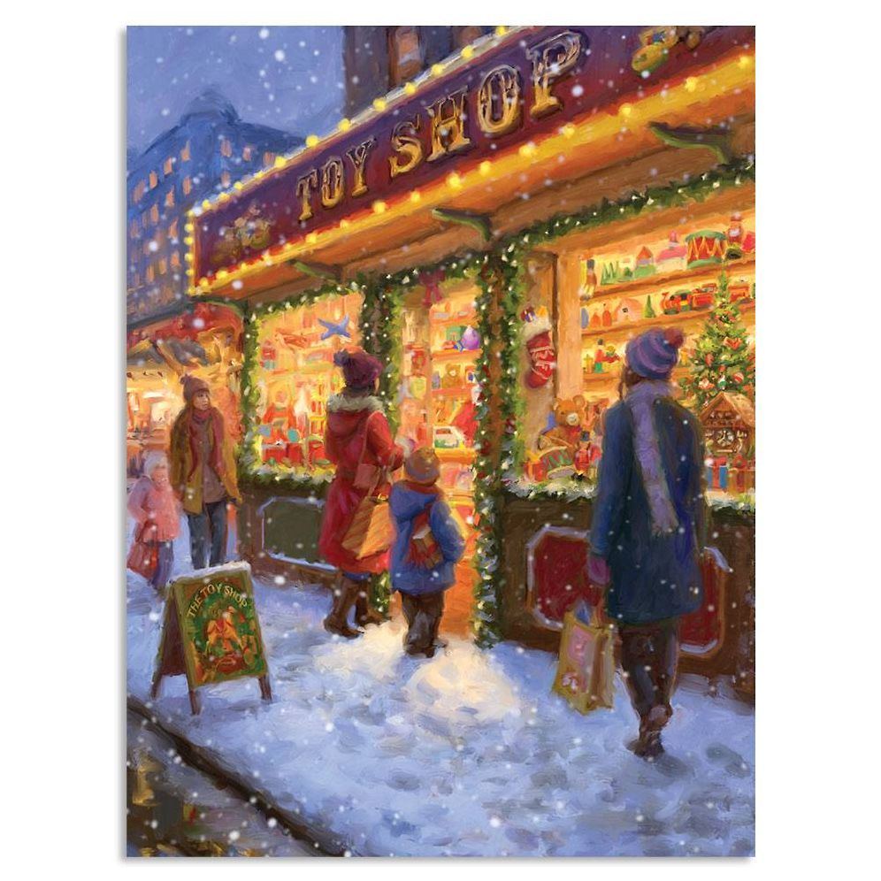 Alternative view of Winter Toy Shop Holiday Card Set