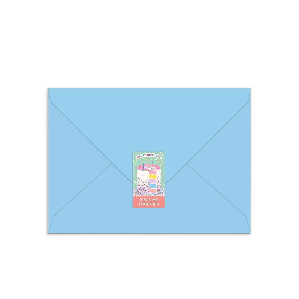 Confetti Birthday Cake Greeting Card Puzzle - Image 3