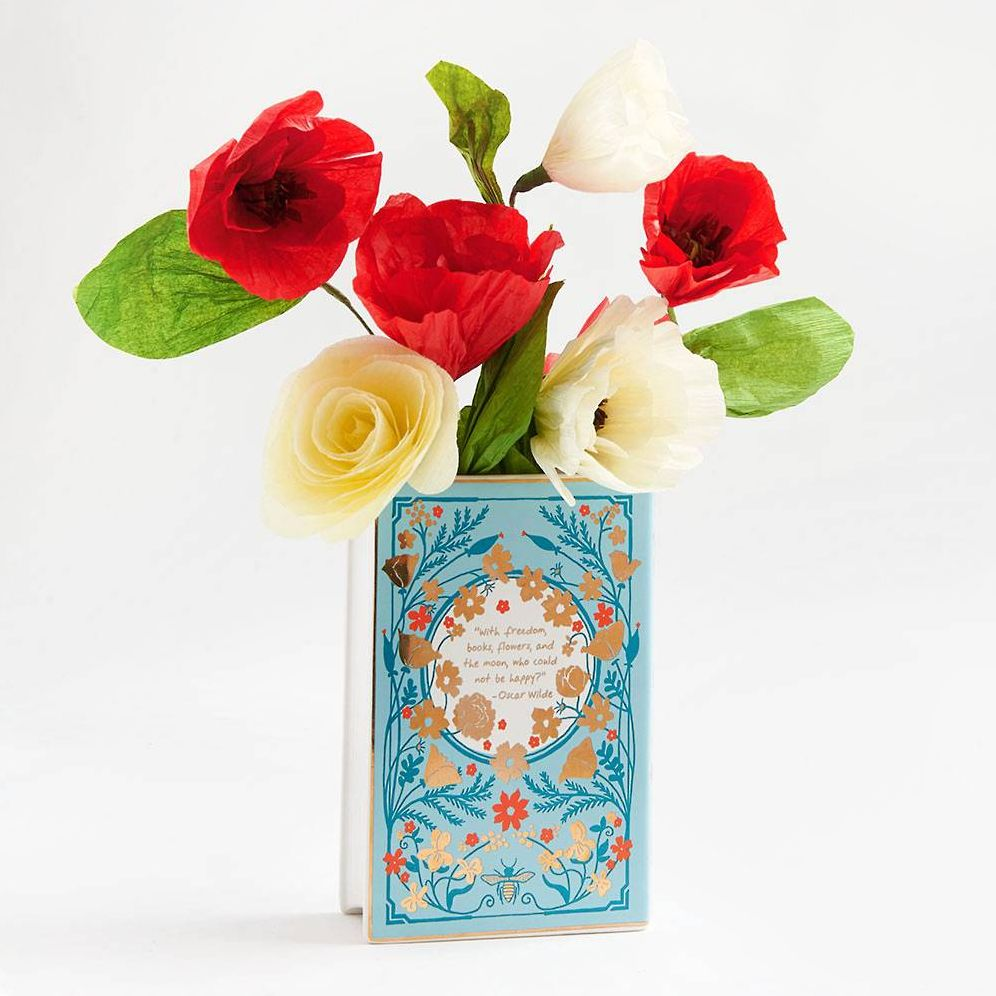 Bibliophile Ceramic Vase: A Compendium of Flowers: A Compendium of Flowers (Flower Vase, Ceramic Vase for Book Lovers, Gift Idea for Book Lovers) - Image 3