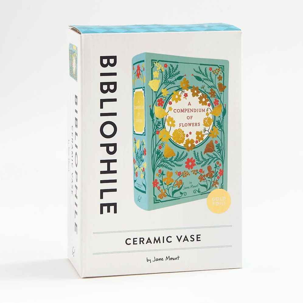 Bibliophile Ceramic Vase: A Compendium of Flowers: A Compendium of Flowers (Flower Vase, Ceramic Vase for Book Lovers, Gift Idea for Book Lovers) - Image 4