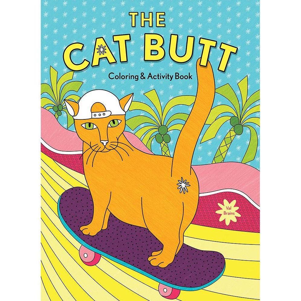 The Cat Butt Coloring and Activity Book: (Adult Coloring Book, Funny Gift for Cat Lovers) - Image 4