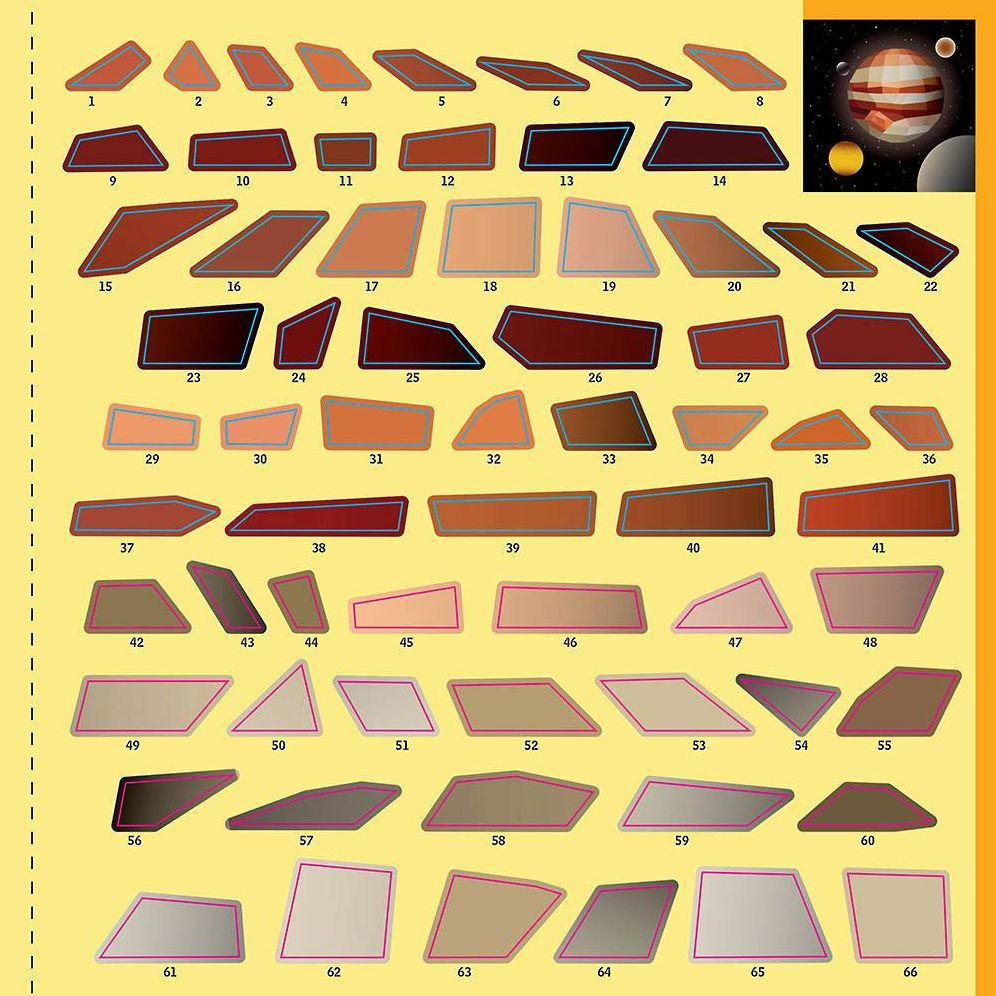 Paint by Sticker Kids: Outer Space: Create 10 Pictures One Sticker at a Time! Includes Glow-in-the-Dark Stickers - Image 15