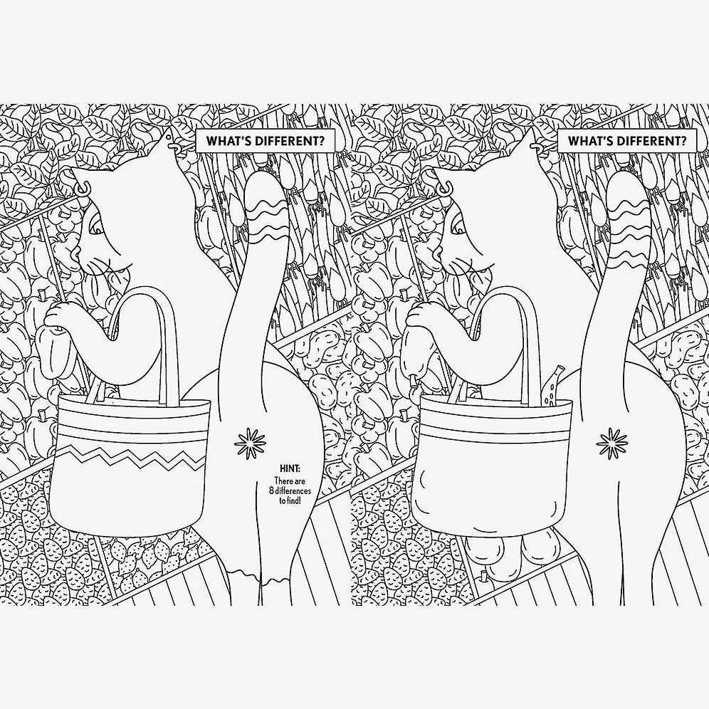 The Cat Butt Coloring and Activity Book: (Adult Coloring Book, Funny Gift for Cat Lovers) - Image 2