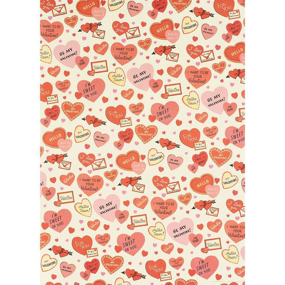 Alternative view of Valentine Hearts Flat Wrap