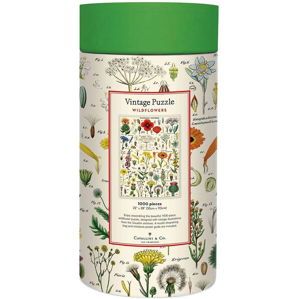 Cavallini & Co - Wildflowers 1,000 Piece Jigsaw Puzzle - Image 7