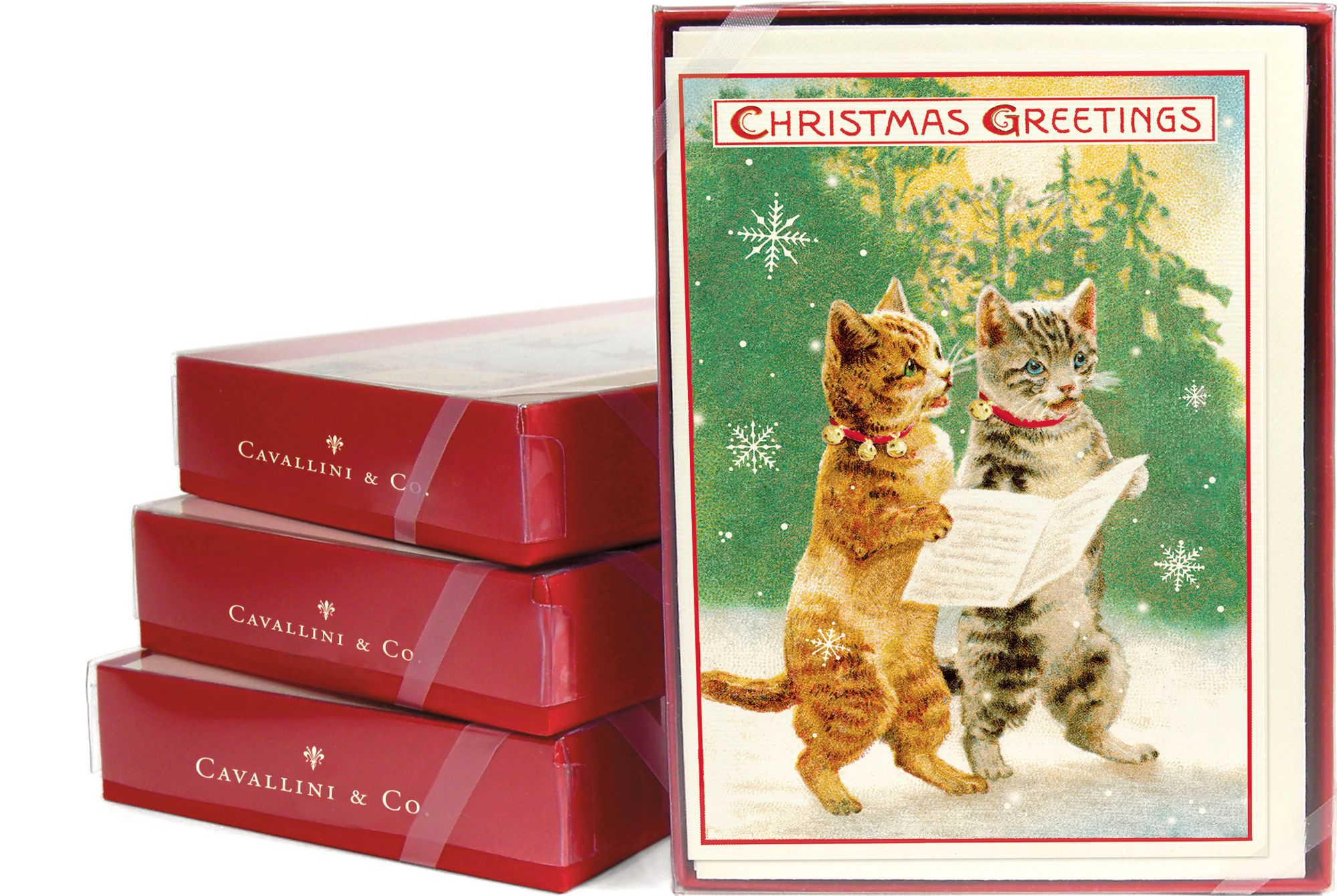 Alternative view of Cats Holiday Boxed Notes