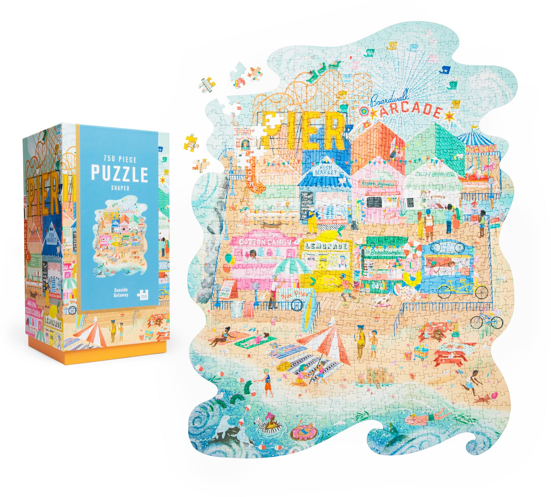 Seaside Getaway 750 Piece Puzzle - Image 2