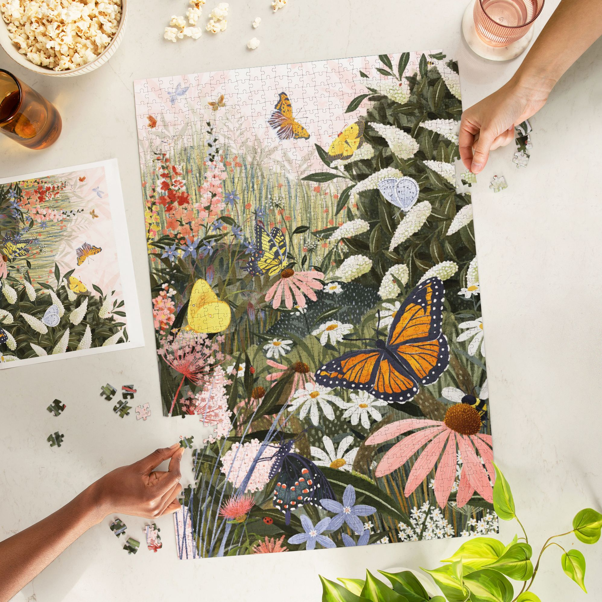 Butterfly Garden 1000 Piece Puzzle - Image 3