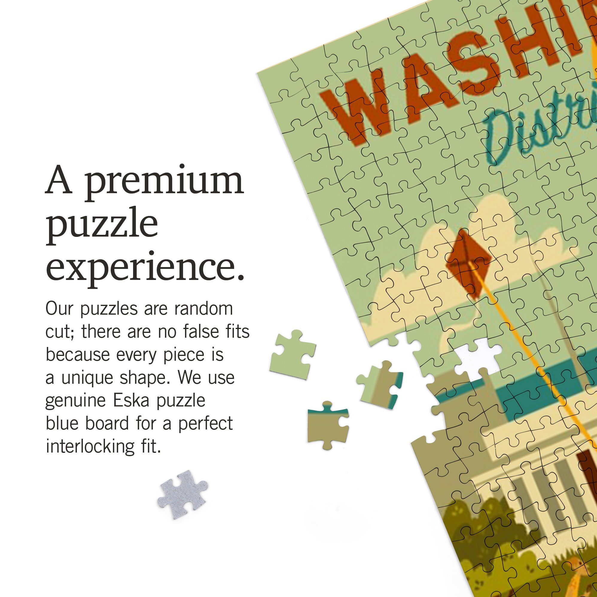 Washington DC Geometric Activities 1000 Piece Puzzle - Image 5
