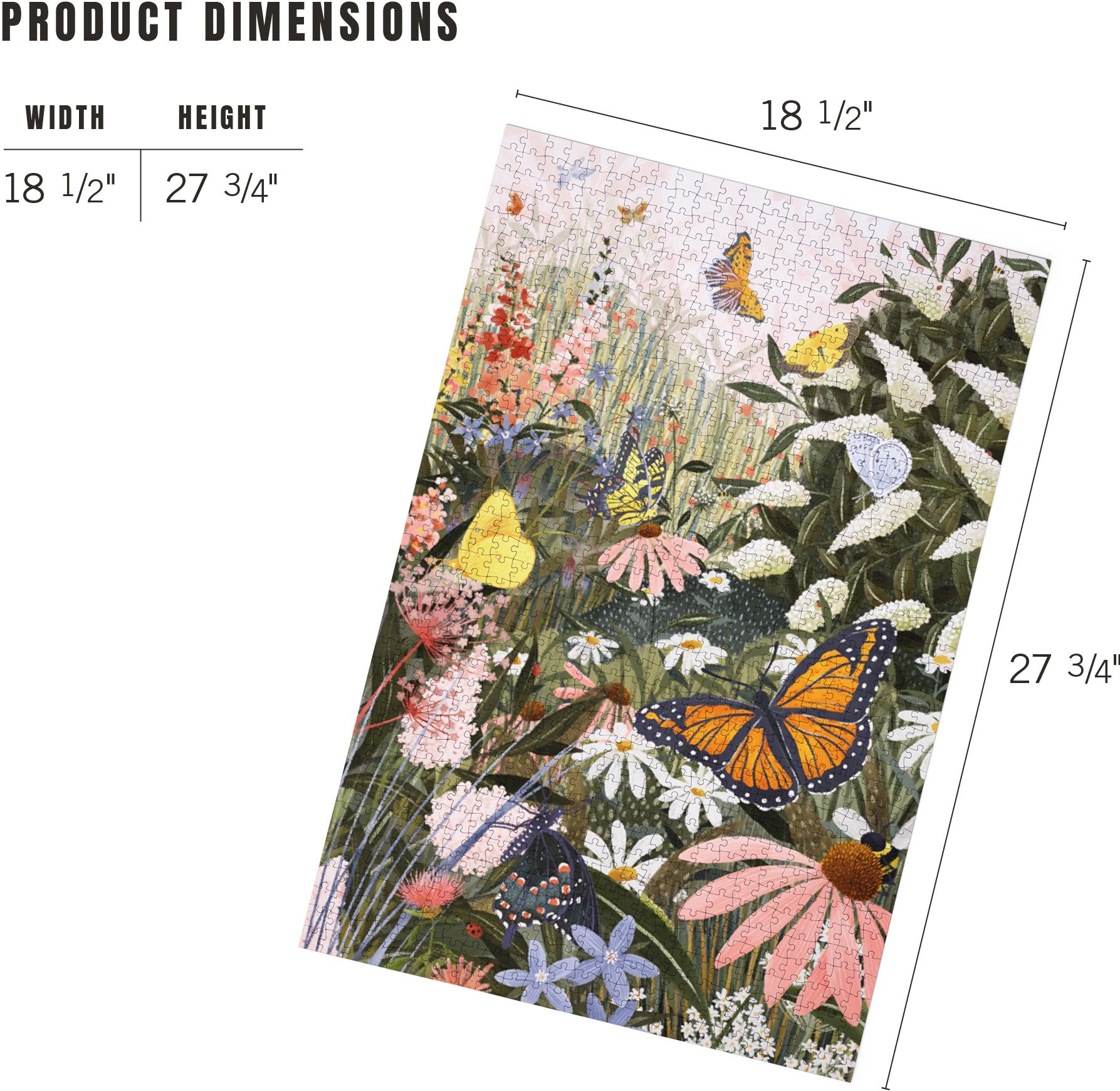 Butterfly Garden 1000 Piece Puzzle - Image 6