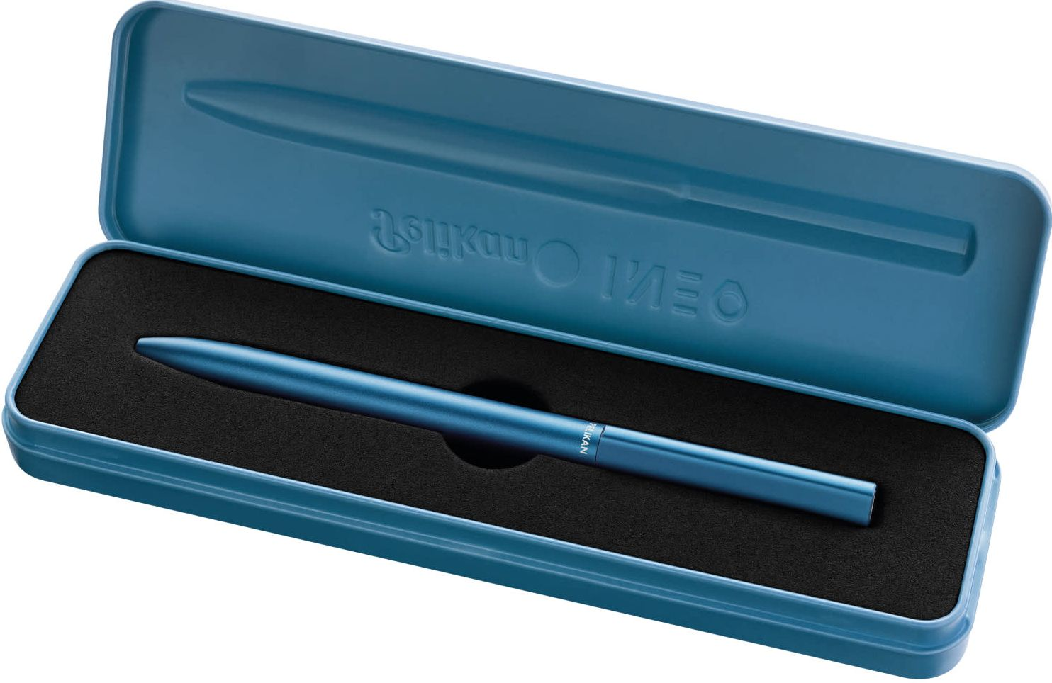 Ineo Ballpoint Pen in Metal Gift Box - Blue Ocean - Image 3