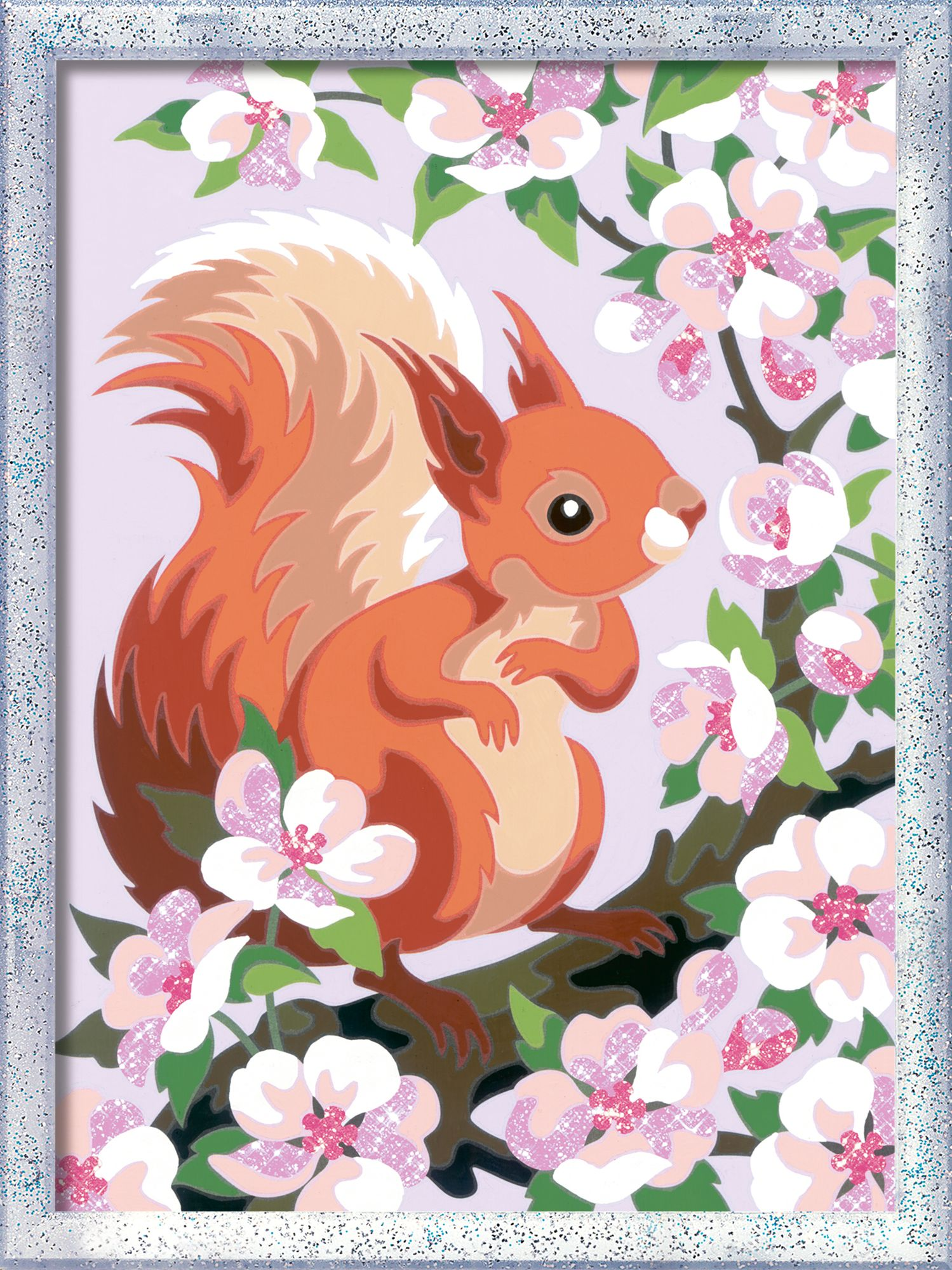 Alternative view of CreArt Paint by Number - Spring Squirrel w/Glitter
