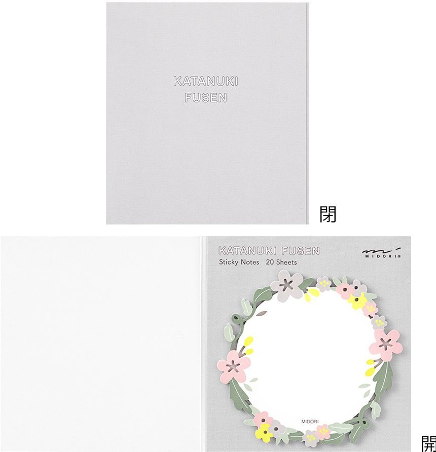 Alternative view of Midori Sticky Notes - Die-Cut Wreath
