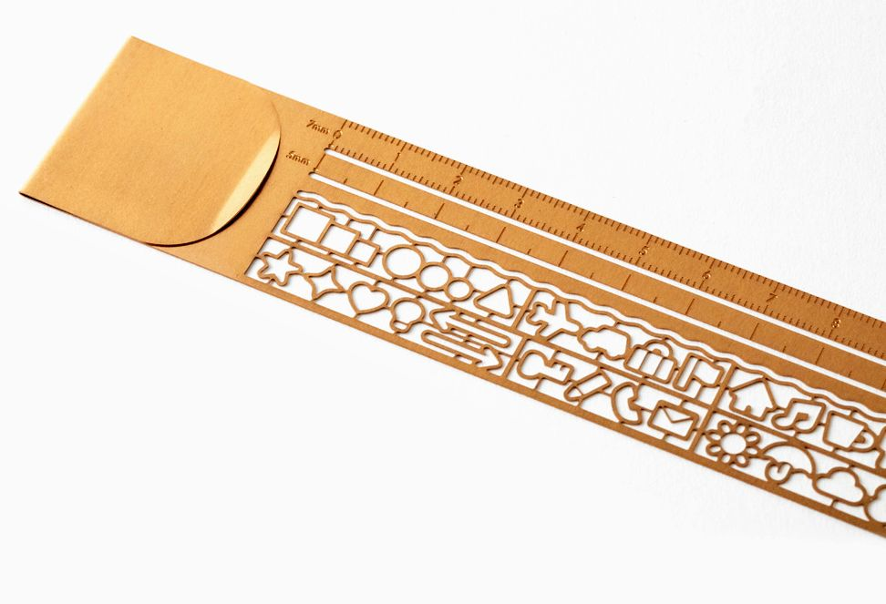 Midori Clip Ruler in Copper - Image 3