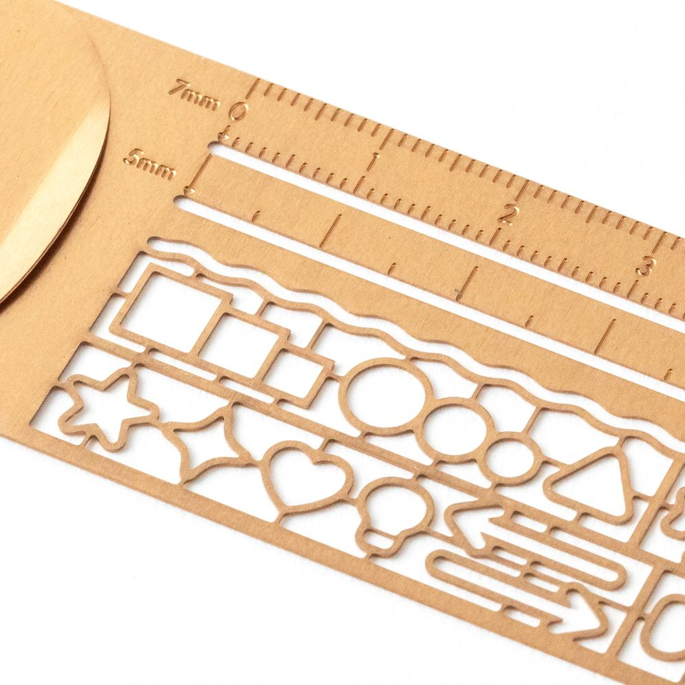 Midori Clip Ruler in Copper - Image 4