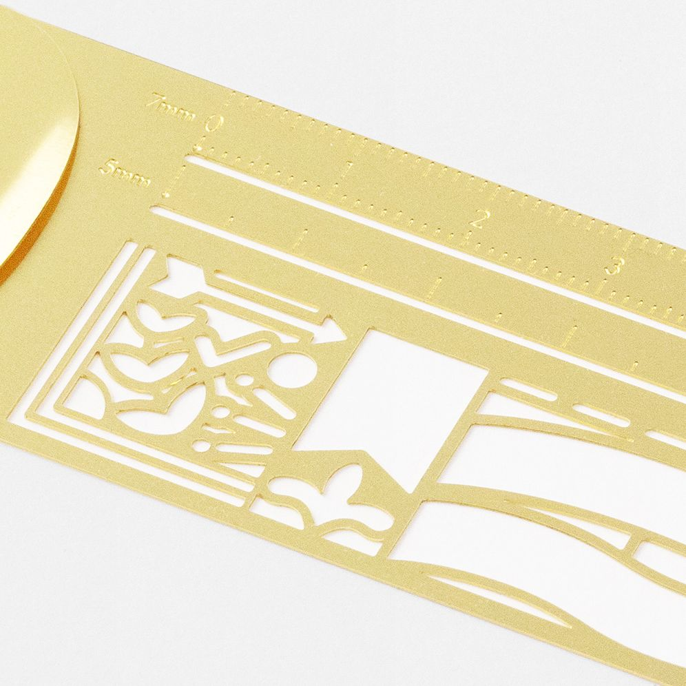 Midori Clip Ruler in Gold - Image 4