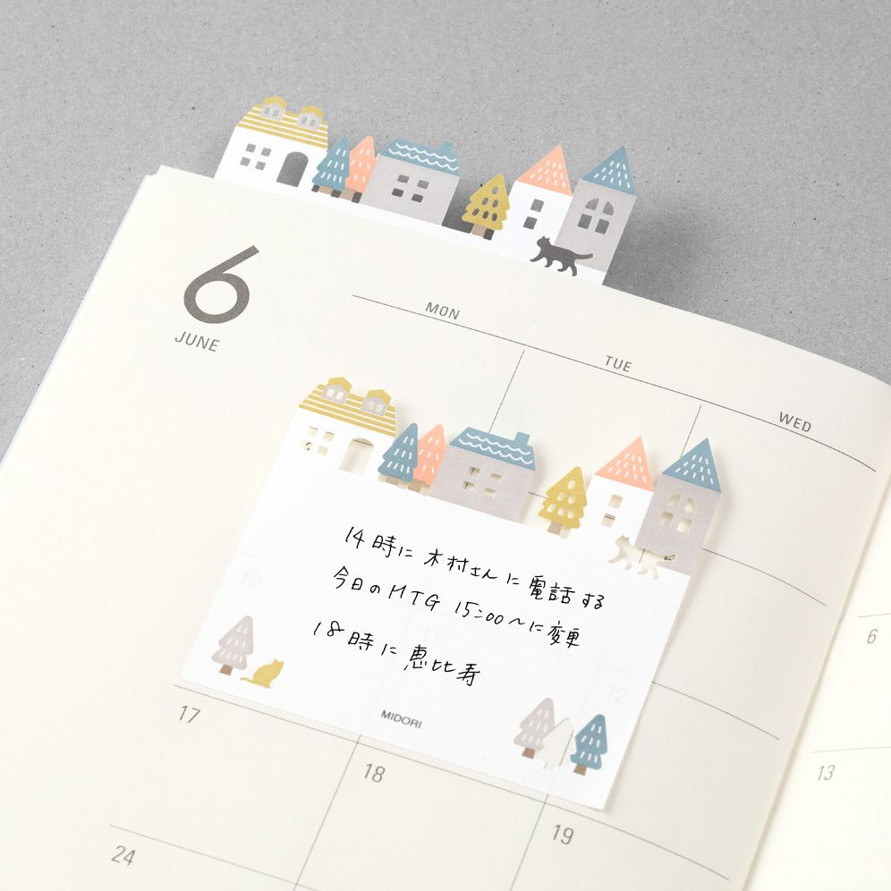 Midori Sticky Notes - Die-Cut Town - Image 4