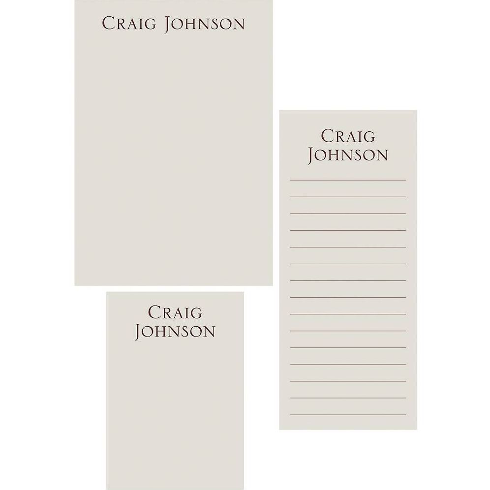 Mister Mixed Personalized Notepads