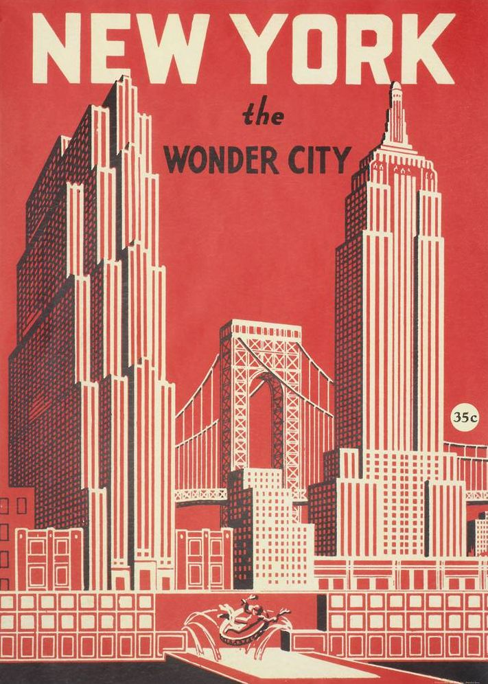 New York Wonder City Flat Wrap