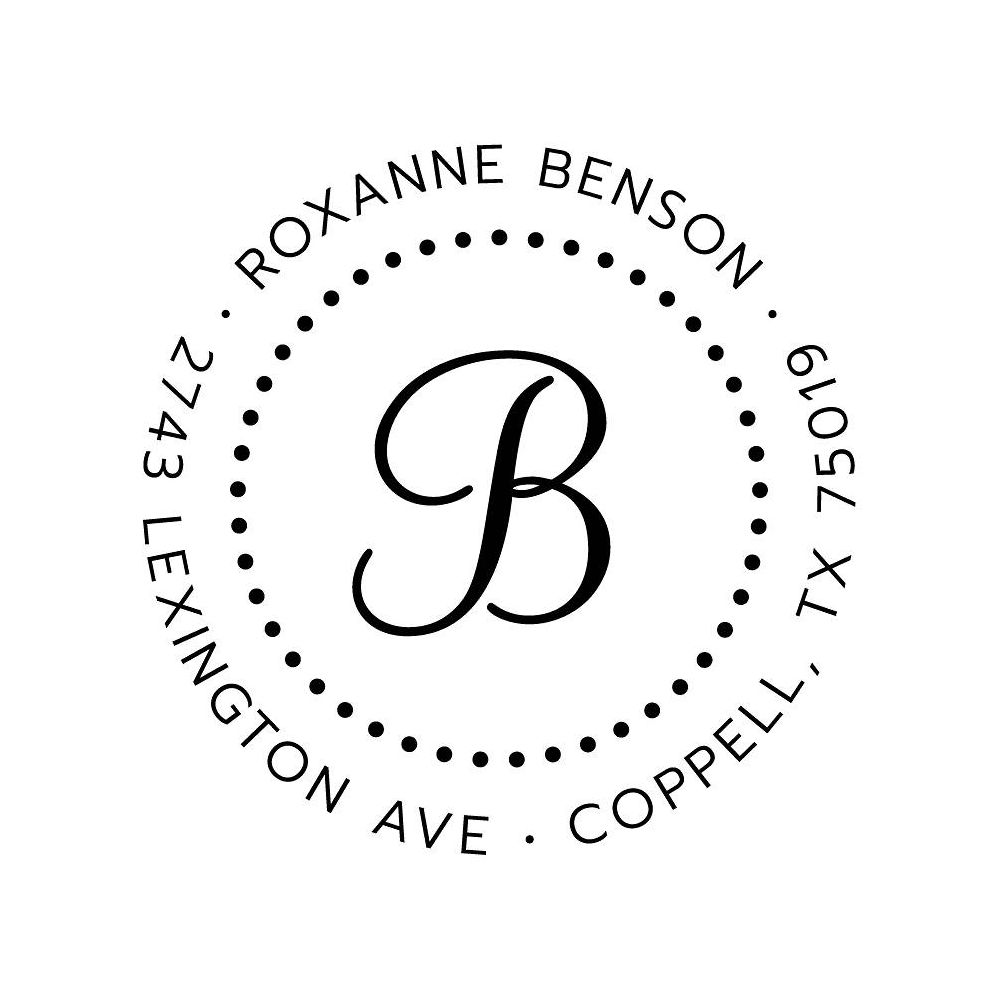 Modern Script Custom Stamp and Stamp Tool