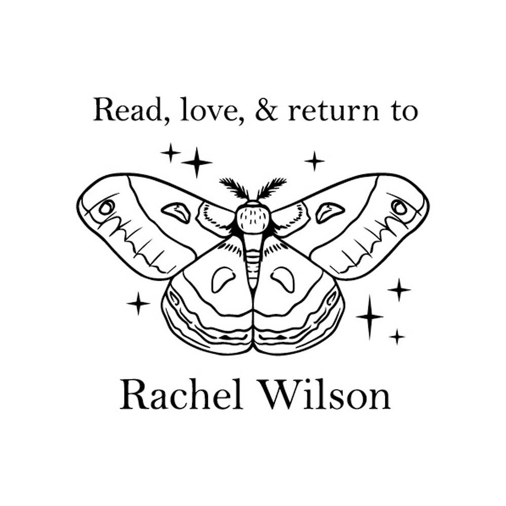 Moth Custom Stamp