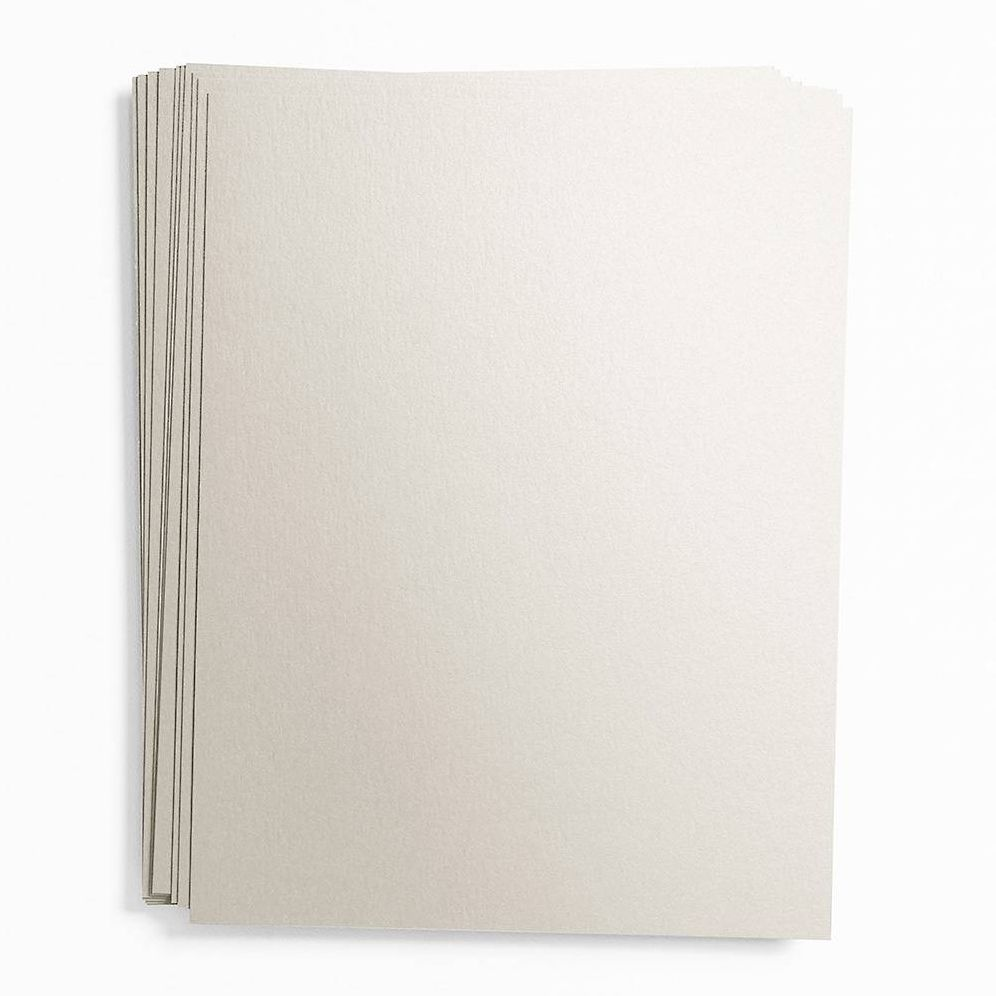 Shimmer Silver Paper 8.5" x 11"