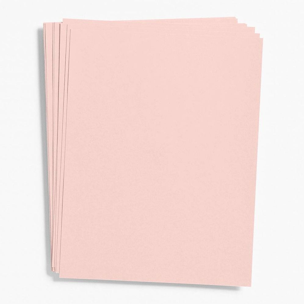 Rose Card Stock 8.5" x 11"