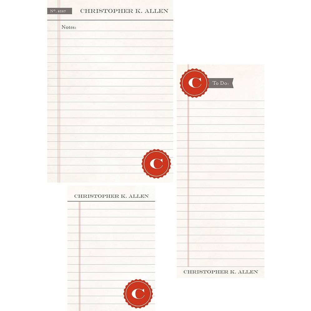 Dossier Mixed Personalized Notepads