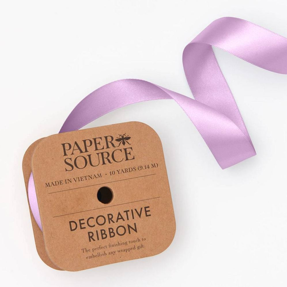 Satin Light Orchid Ribbon 1" 10YD