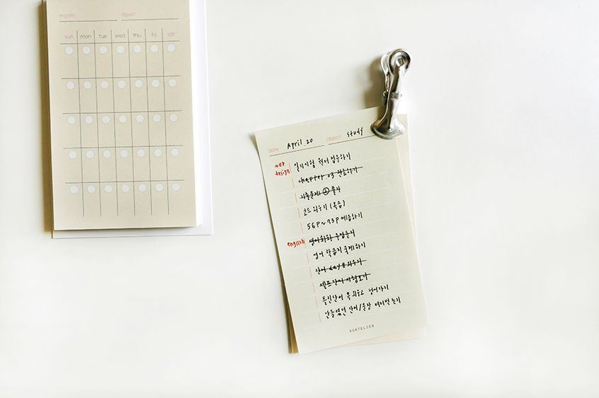 Alternative view of Suatelier Design Green To Do List Sticky Notes
