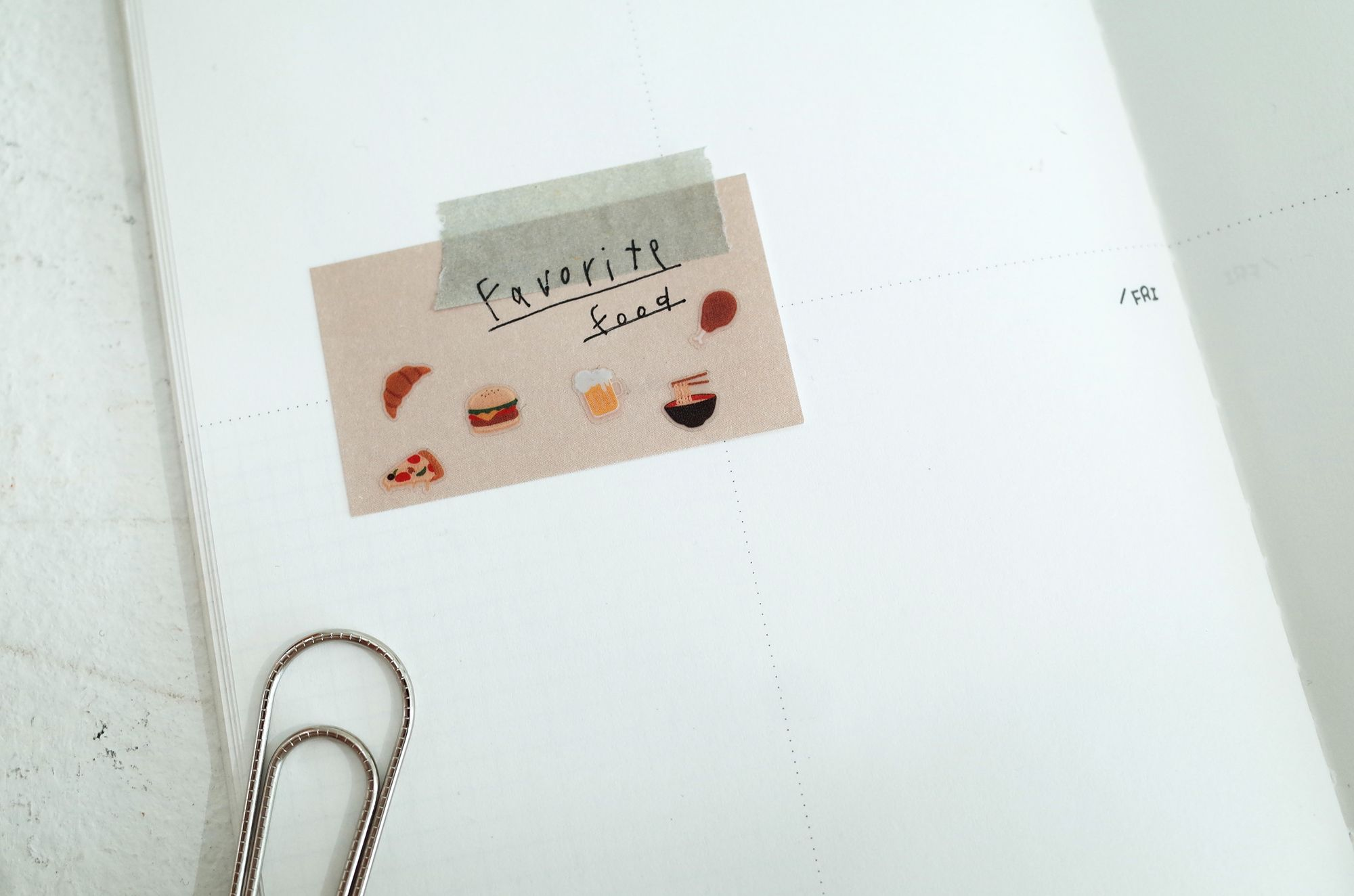 Alternative view of Suatelier Design Mini Stickers Everyday Foods