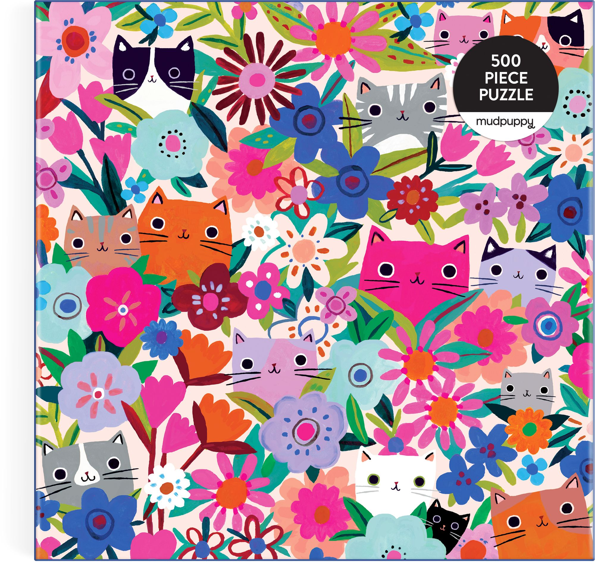 Alternative view of Blooming Cats 500 Piece Family Puzzle