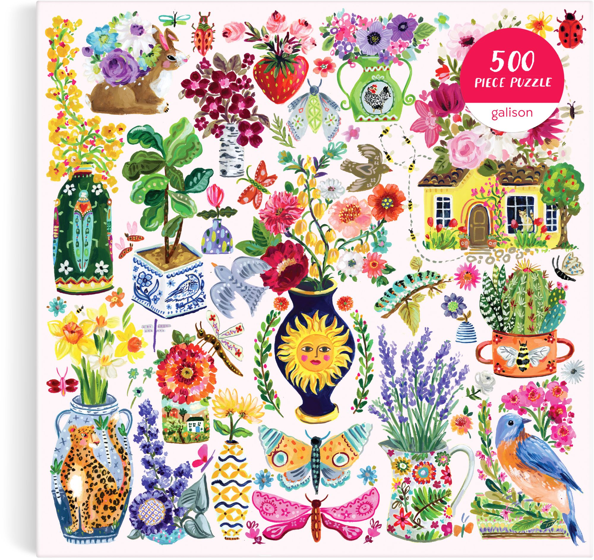 Alternative view of Buzzy Bouquets 500 Piece Puzzle