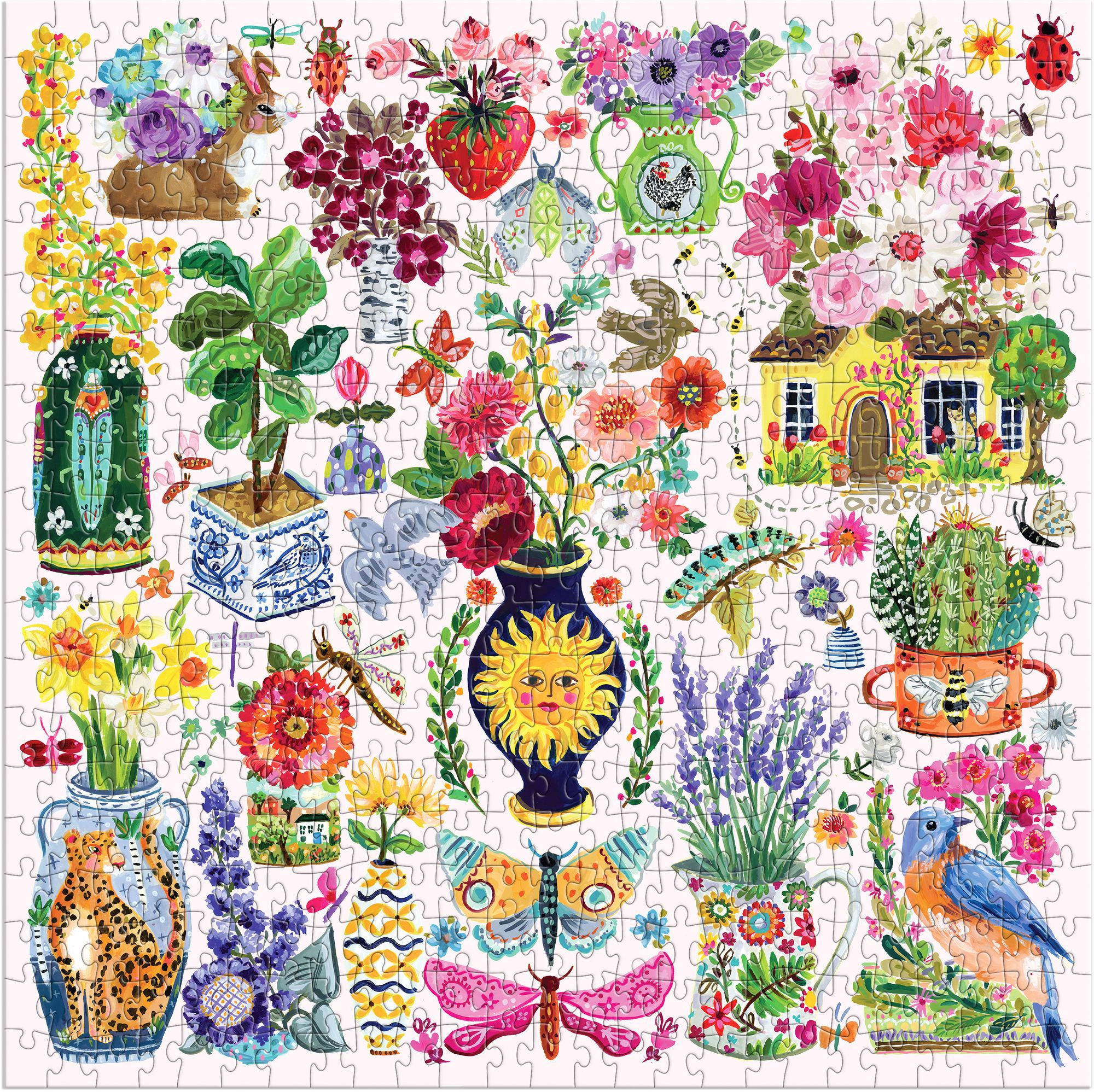 Buzzy Bouquets 500 Piece Puzzle - Image 3