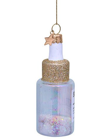 Alternative view of Vitamin Drops Glass Ornament