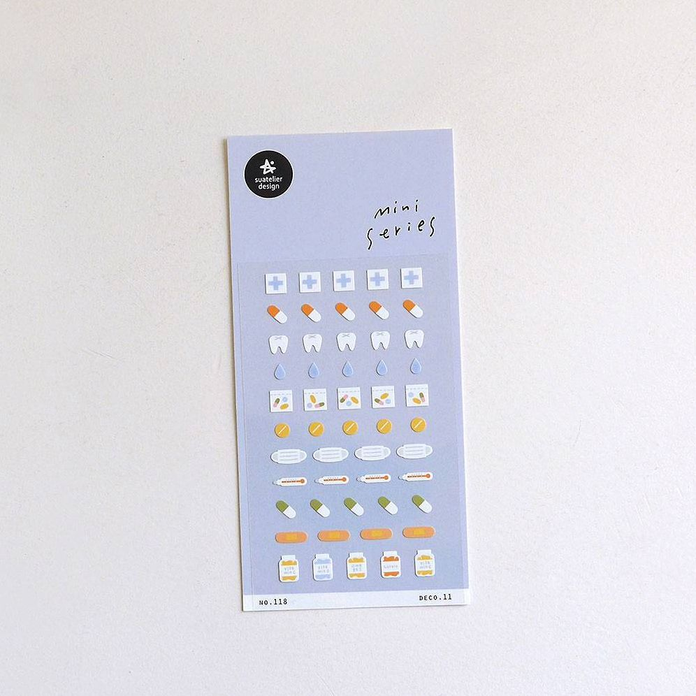 Suatelier Design Mini Stickers Health