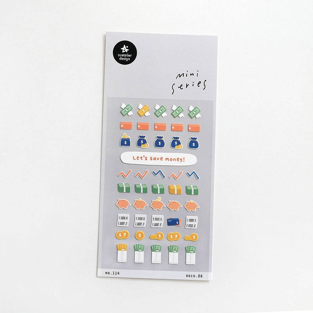 Suatelier Design Mini Stickers Budgeting