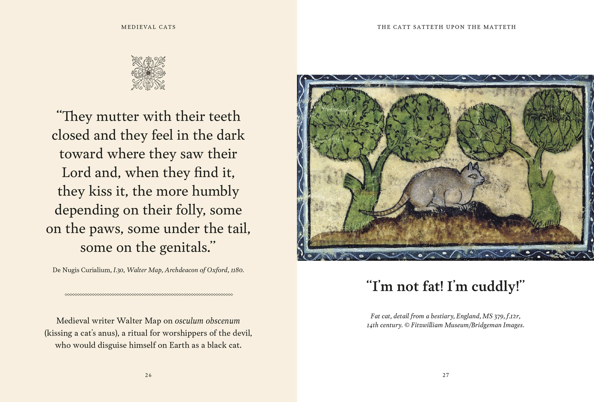 Alternative view of Medieval Cats: Claws, Paws, and Kitties of Yore