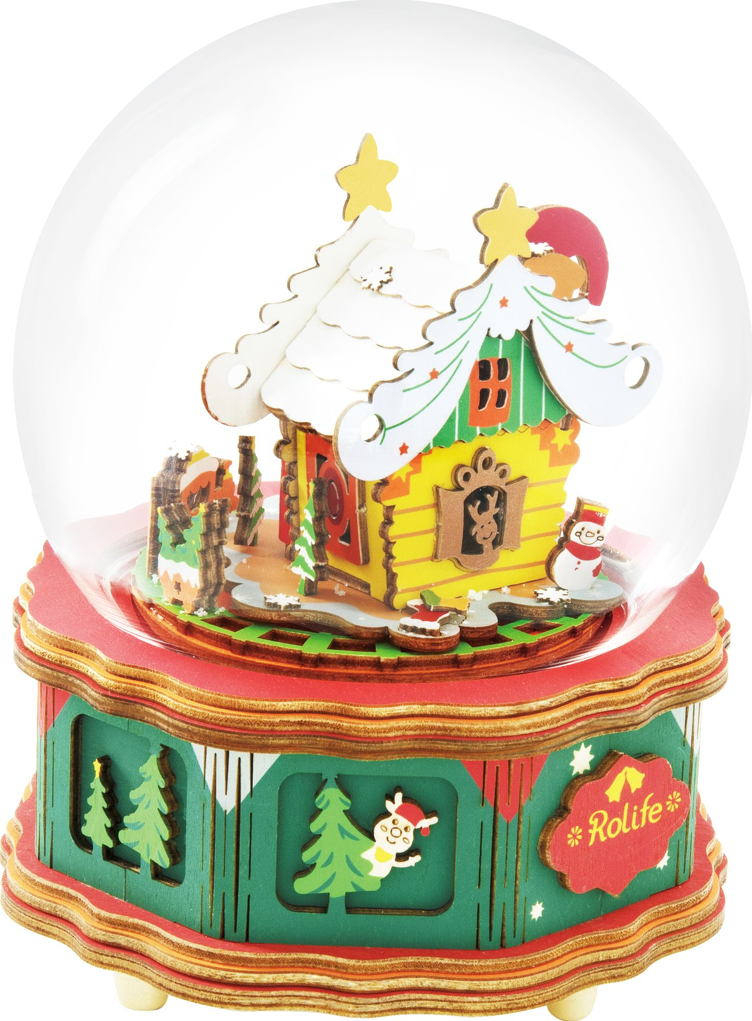 Alternative view of Christmas Town Snowglobe DIY Music Box