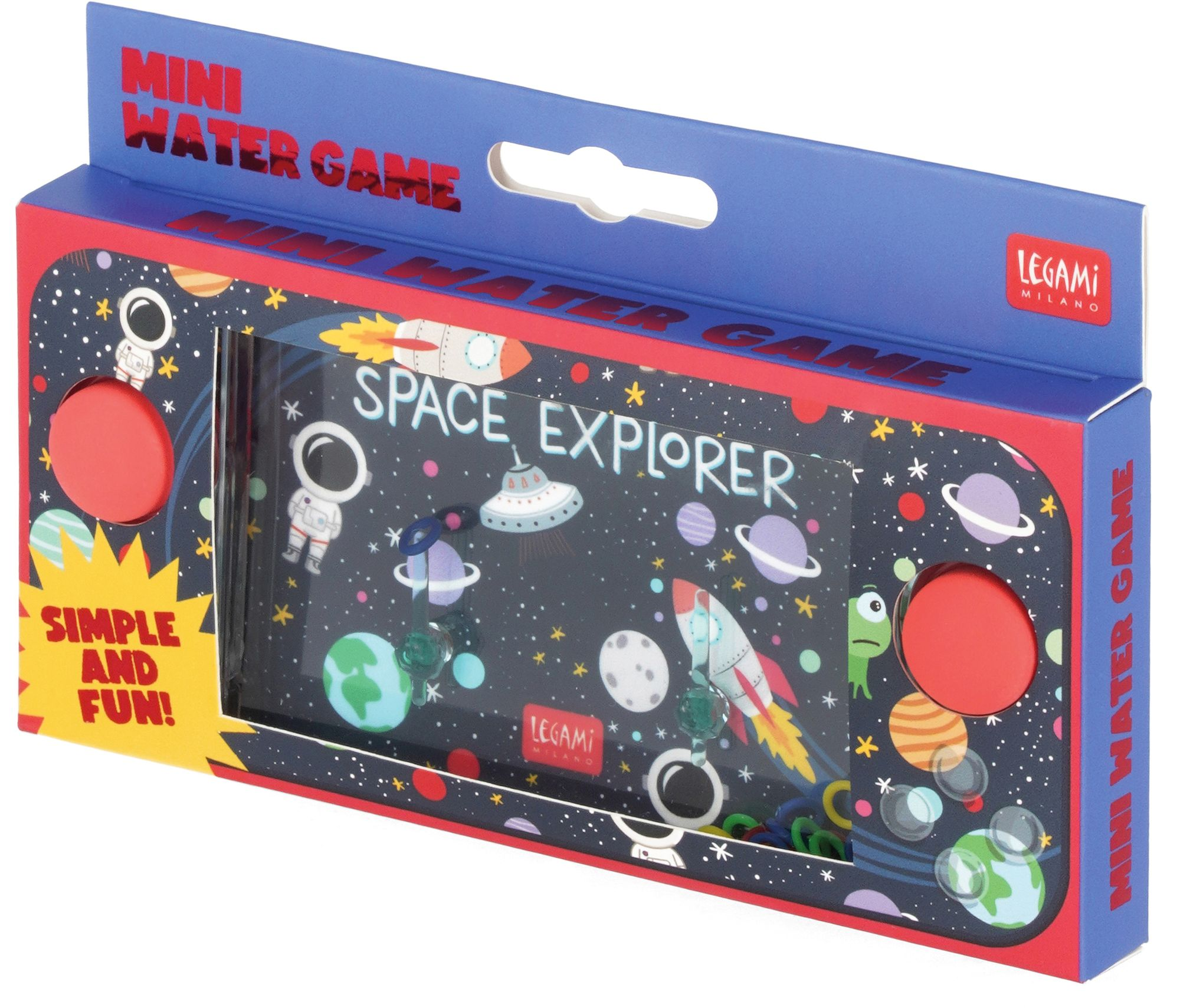 Alternative view of Legami Mini Water Game - Space
